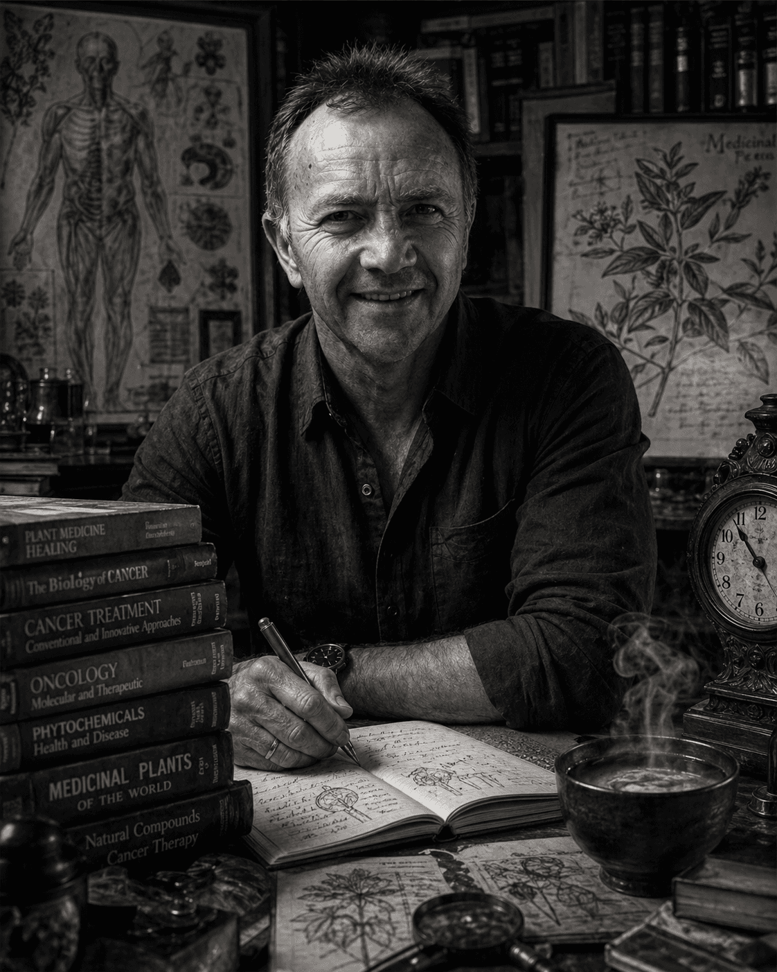 Portrait of Finley Proudfoot, author of Quiet Biology